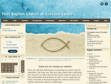 Tablet Screenshot of fbceustace.net